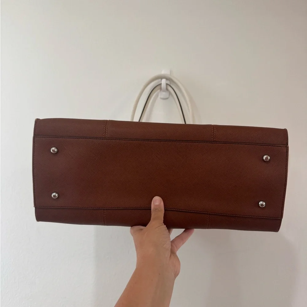 Wilsons‎ Leather Brown and Cream Large Bag